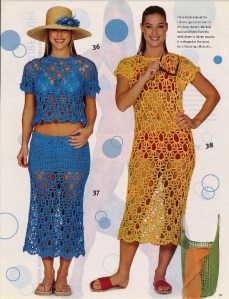 Surf's Up, 3 Designed by Doris Chan, Family Circle Easy Knitting, 2004