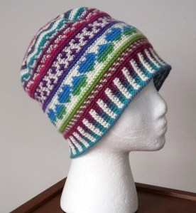 Fair Isle Love Beanie by Deja Jetmir