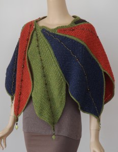 Fall Leaves Wrap, designed by Jessie Rayot